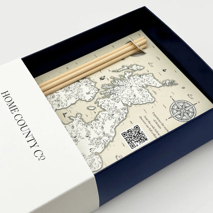 The Northamptonshire - English Leather and Oak Reed Diffuser