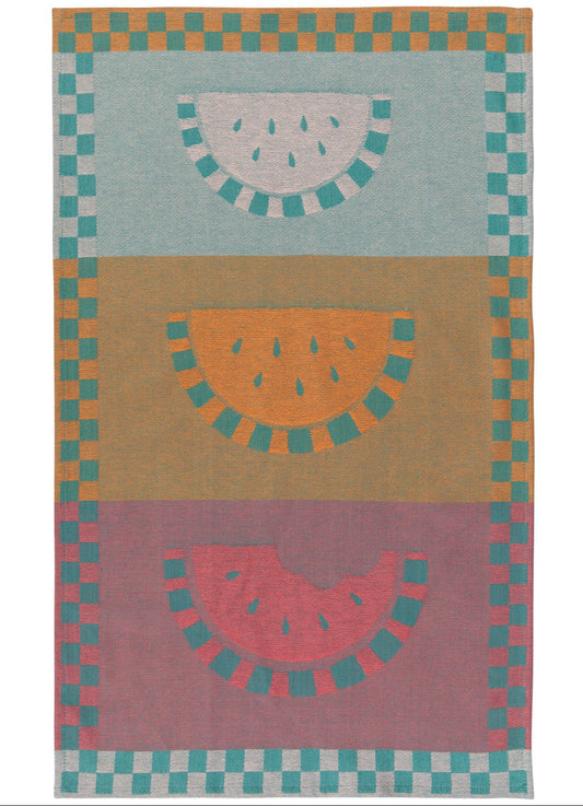 Melon Pop Jacquard Dishtowel