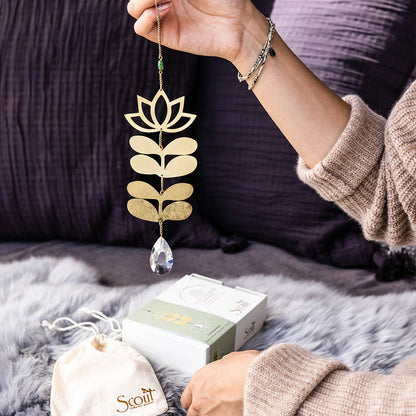 Suncatcher - Lotus / African Turquoise