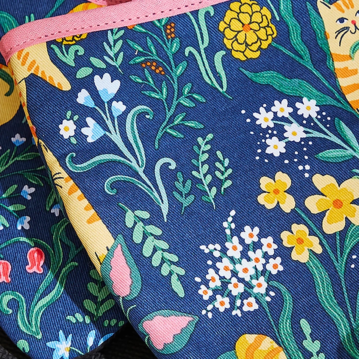 Marmalade Meadow Cotton Microwave Mitts