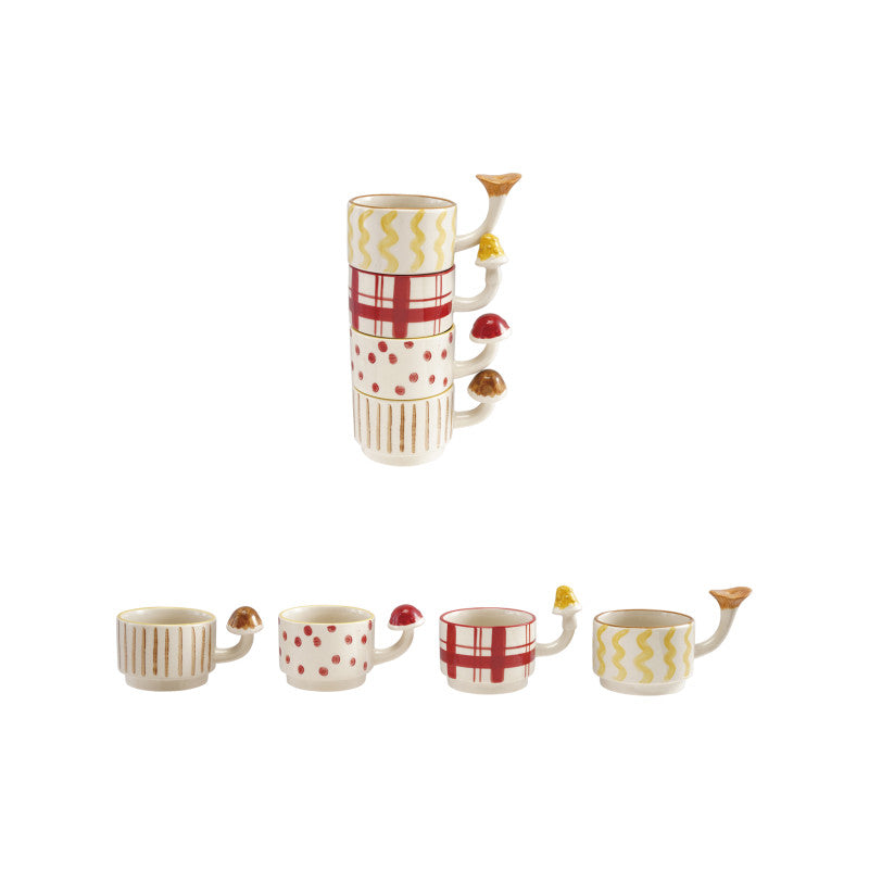 Mushroom Shaped Stackable Mug – 10oz