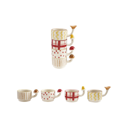 Mushroom Shaped Stackable Mug – 10oz