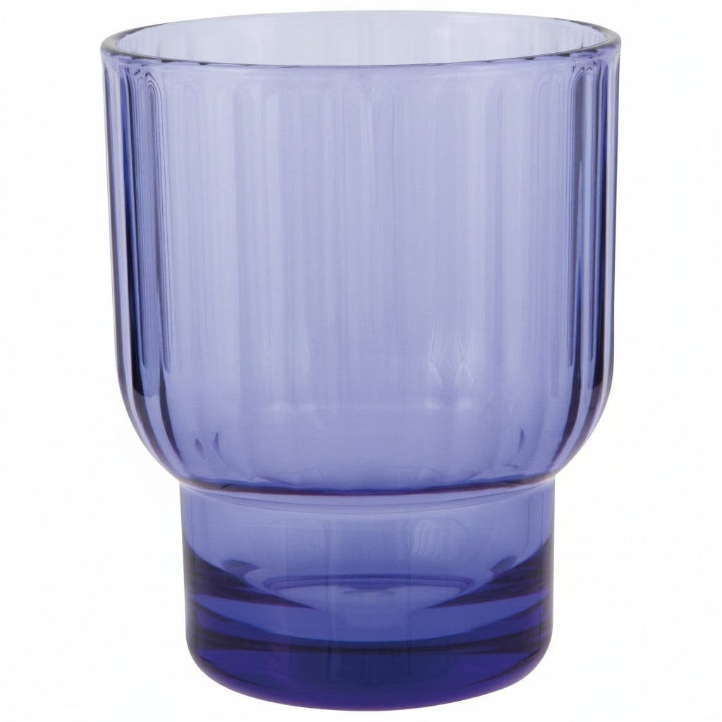 Acrylic Fluted DOF Glass - Violet Blue