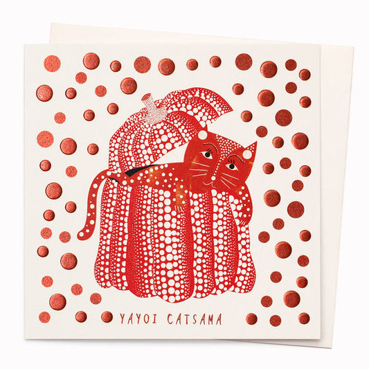 Yayoi Catsama Art Pun Greeting Card