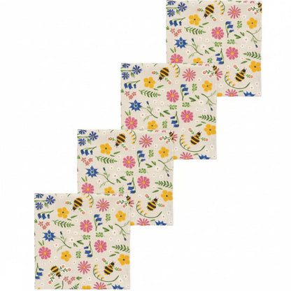 Bee Garden Napkins Set of 4