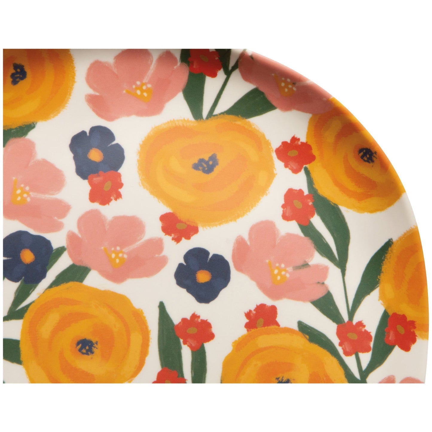 Full Bloom Melamine Dinner Plate