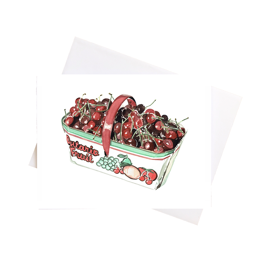 Ontario Cherries Card