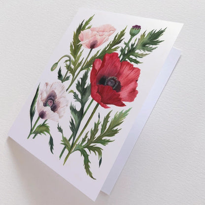 Poppies Art Card