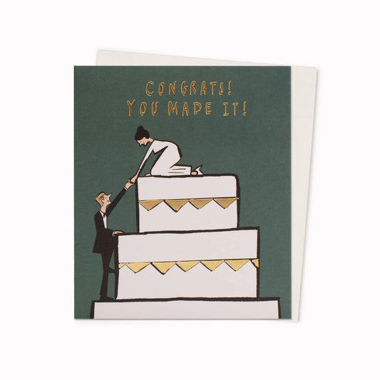 Congrats! You Made It Wedding Card