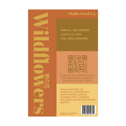 Wildfowers Flower Seeds Packet