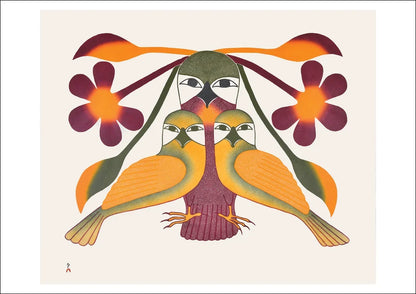 Kenojuak Ashevak Resplendent Owl Holiday Boxed Cards