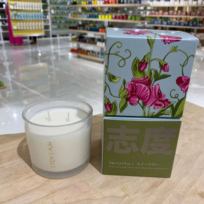Shido Candle Sweet Pea 8 oz