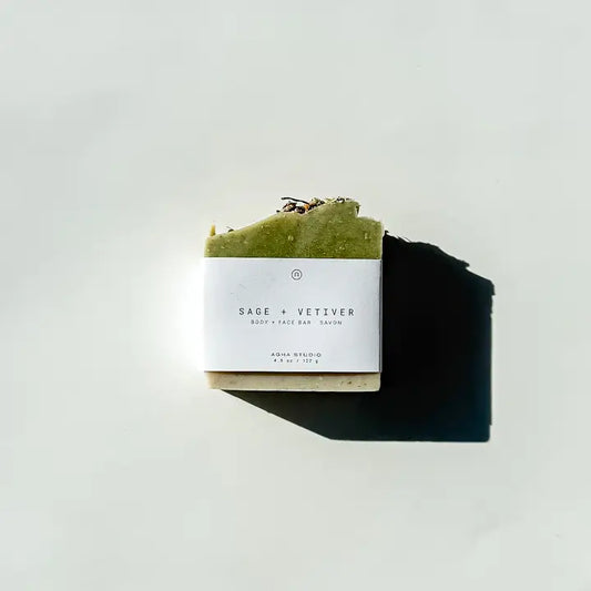 Sage + Vetiver Body + Face Bar