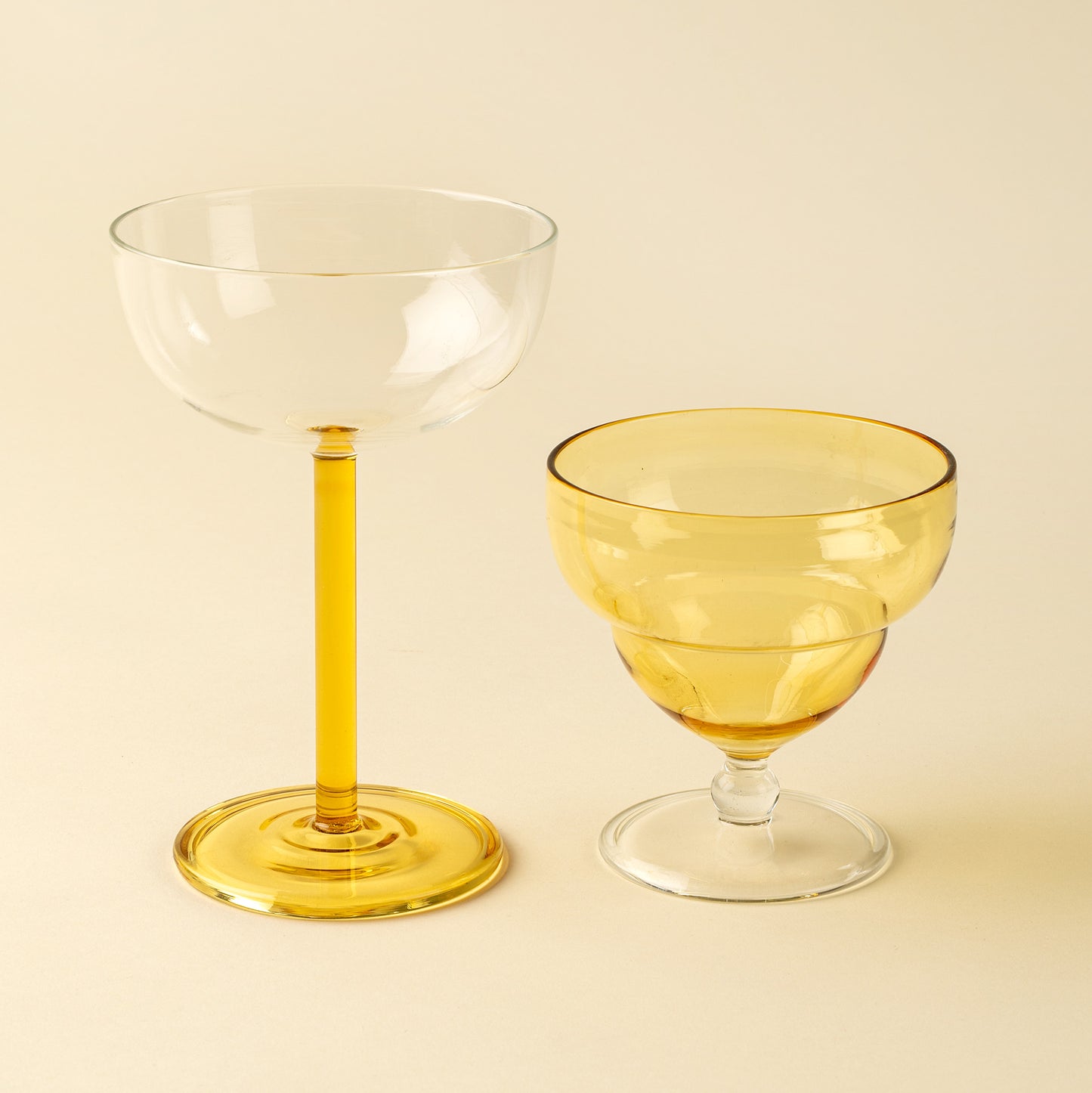 Savoy Coupe Glass Amber