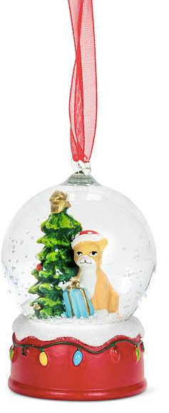 Mini Cat Snow Globe Ornament