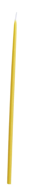 Approx. 1/4" Round x 10"H Unscented Thin Taper Candle Chartreuse