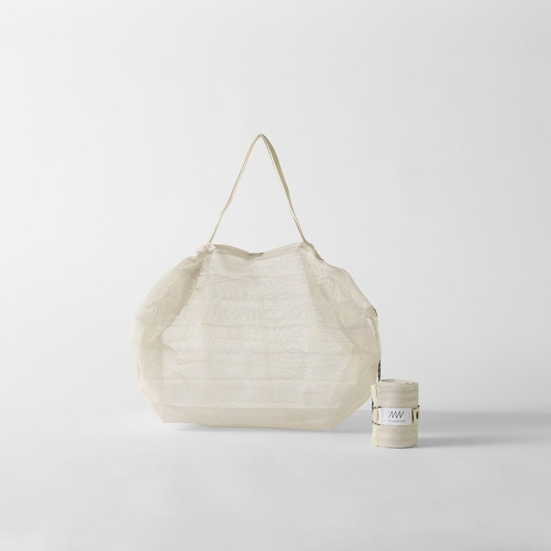 Shupatto Mesh Reusable Bag 25L Sand Beige