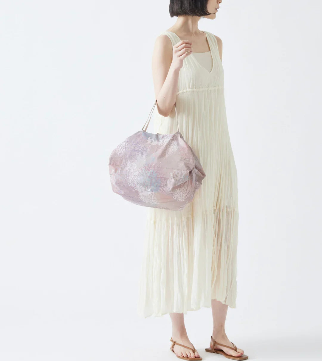 Shupatto Recycled Jewels Of The Sea Collection Medium Coral Reefs Reusable Bag