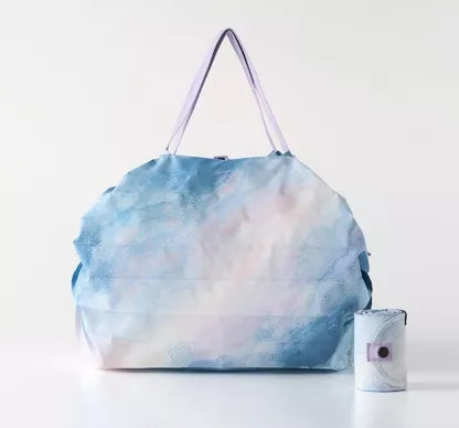 Shupatto Recycled Mountain View Collection Medium Sea of Clouds Reusable Bag