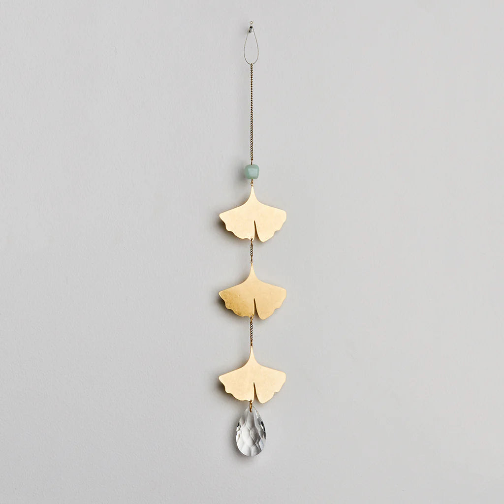Suncatcher - Botanical Leaf / Amazonite