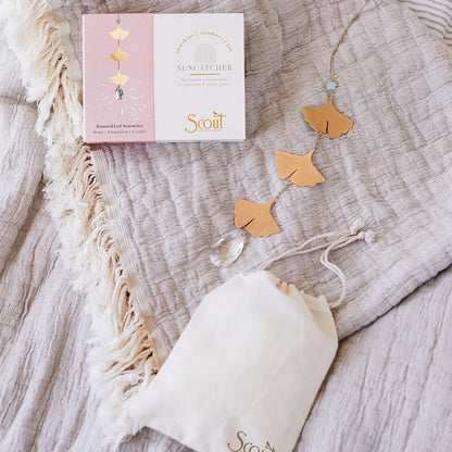 Suncatcher - Botanical Leaf / Amazonite