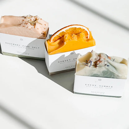 Sunset Orange Body + Face Bar