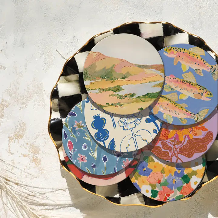 Three Fish Seedlings Coaster