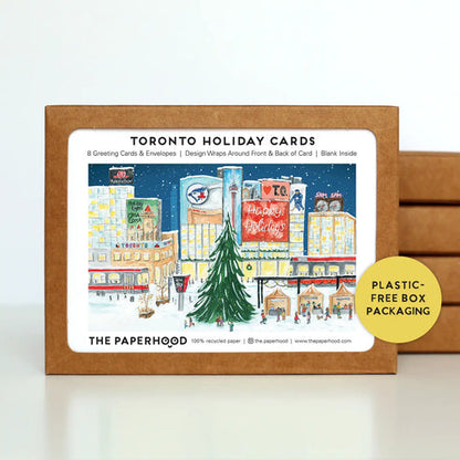 Toronto Yonge & Dundas Wraparound Holiday Boxed Cards