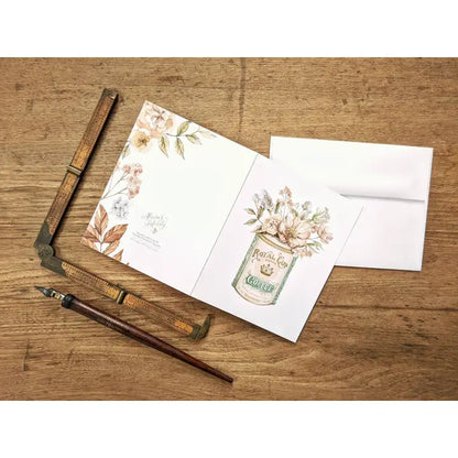 Vintage Coffee Tin Card