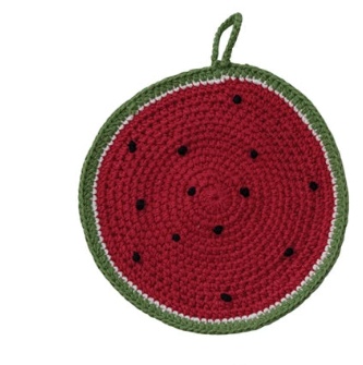 Cotton Crocheted Fruit Shaped Pot Holder