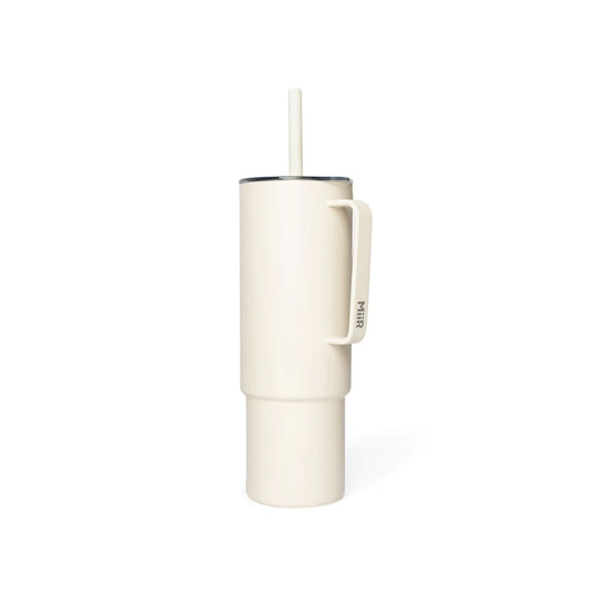 All Day Straw Cup Sandstone White