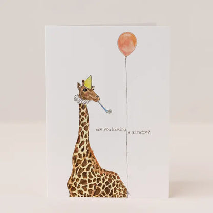 Are You Having a Giraffe Card