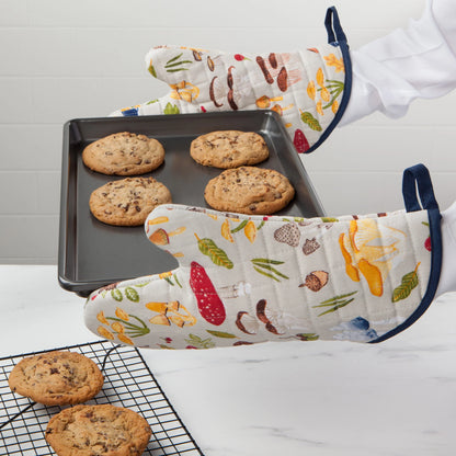 Field Mushrooms Chef Mitt Set of 2