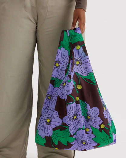 Standard Baggu - Maroon Poppy