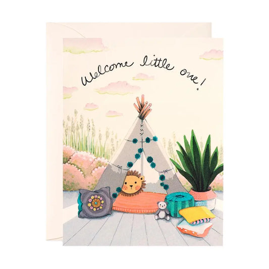 Baby Teepee Card