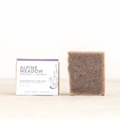 Alpine Meadow Natural Vegan Organic Soap Bar