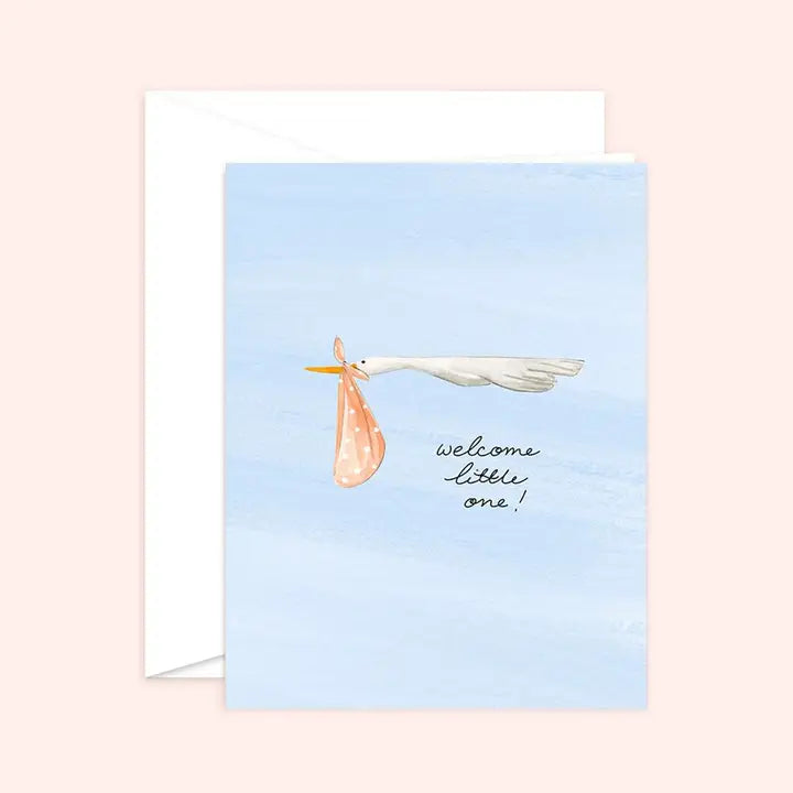 Welcome Little One Greeting Card