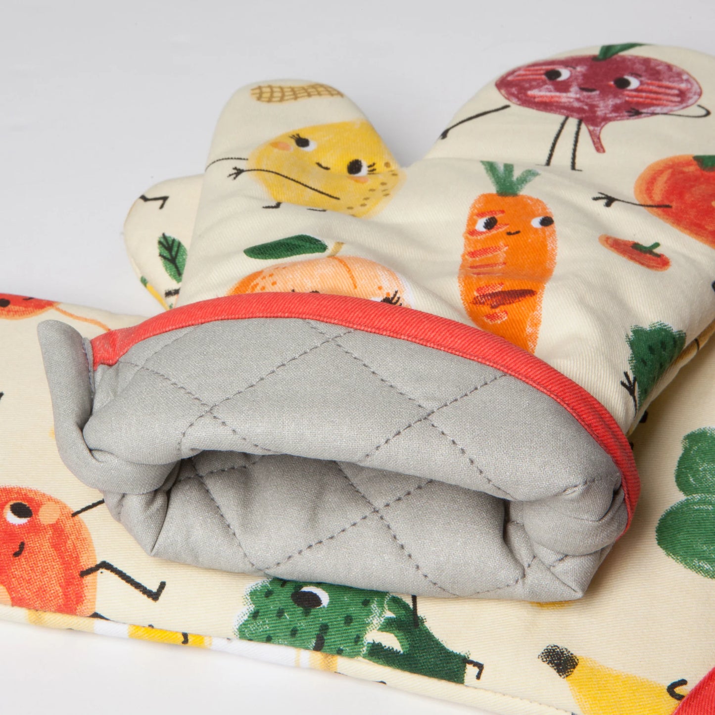 Funny Food Oven Mitt Set of 2