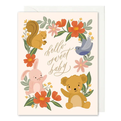 Hello Sweet Baby Card
