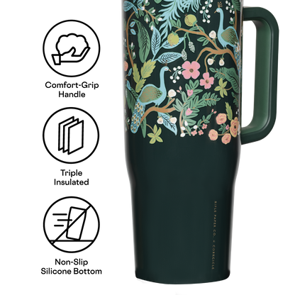 Rifle Paper Peacock Blue Cruiser 22oz