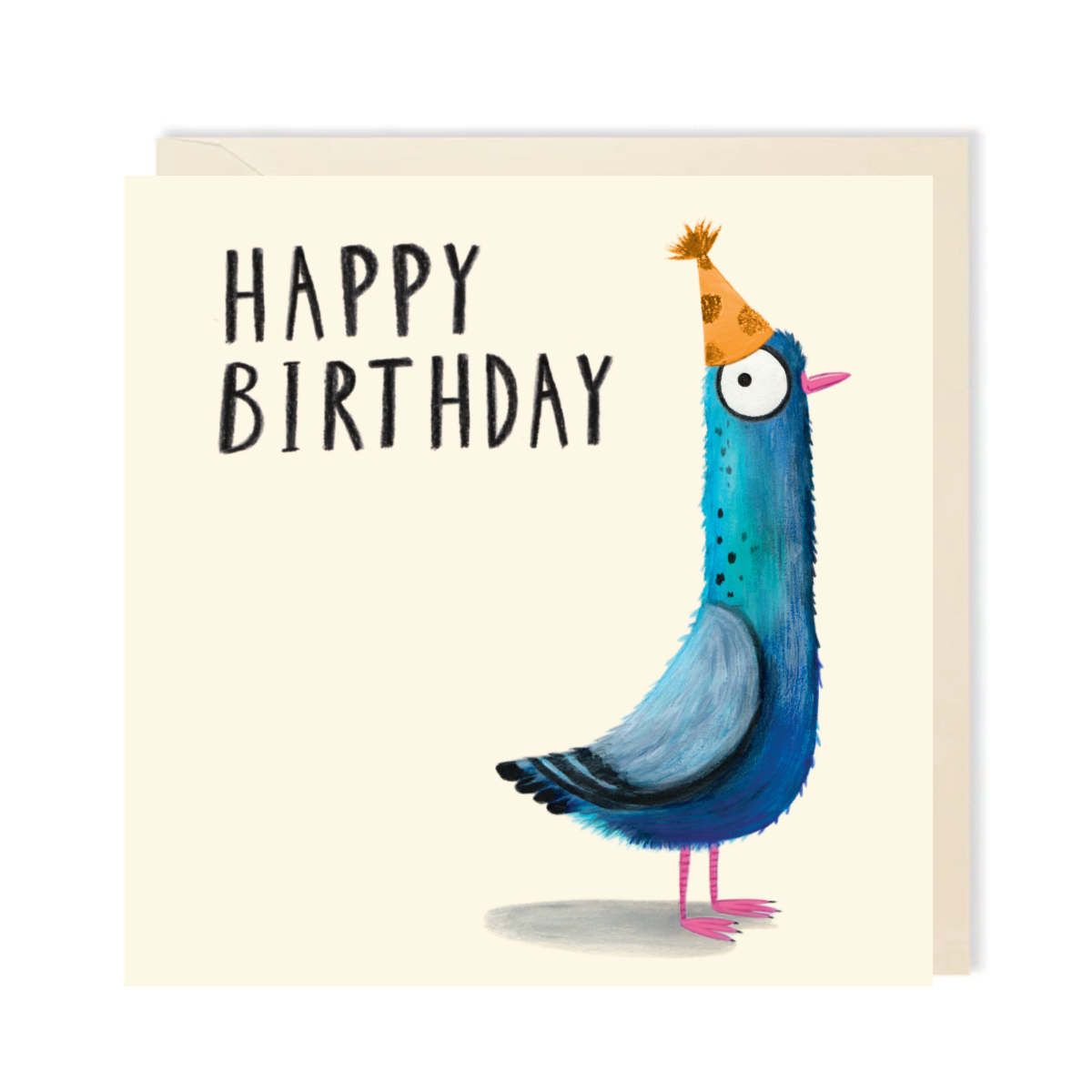 Happy Birthday Blue Bird Card