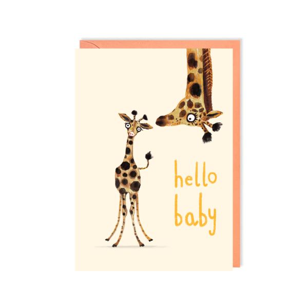 Baby, Hello, Giraffe Card