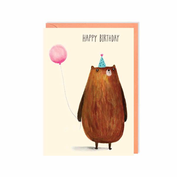 Happy Birthday Bear Card