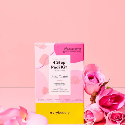 4 Step Pedi Kit - Rose Water