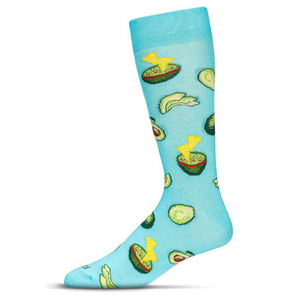 Avocado Bamboo Men's Crew, Seafoam, 10-13