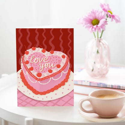 Love You Cake Card