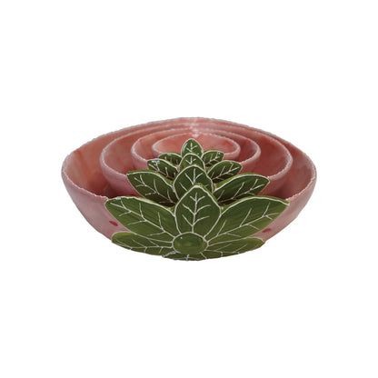 Hand-Painted Strawberry Shaped Nesting Bowls
