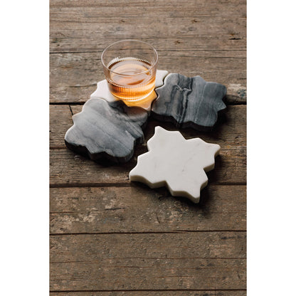 Tesselate Marble Coasters Set of 4