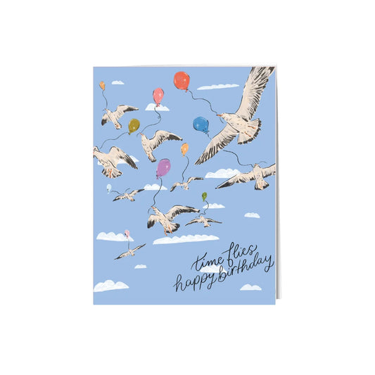 Time Flies Birthday Card