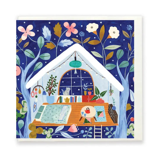 Home in the Forest card